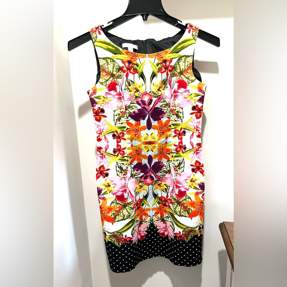 London Times Tropical Floral Dress